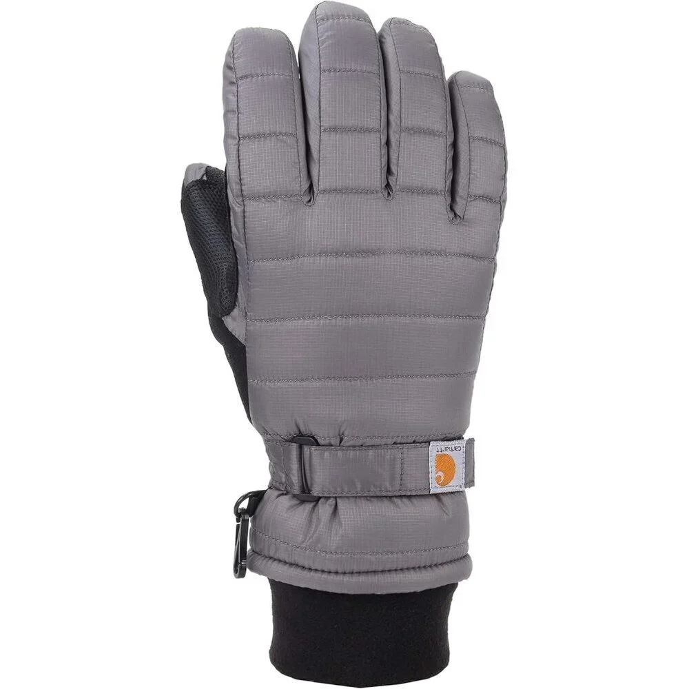 Women's Charcoal 100% Polyester WA575 Quilts Glove Waterproof Glove